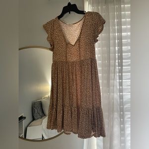 Animal Print Flowy Dress
